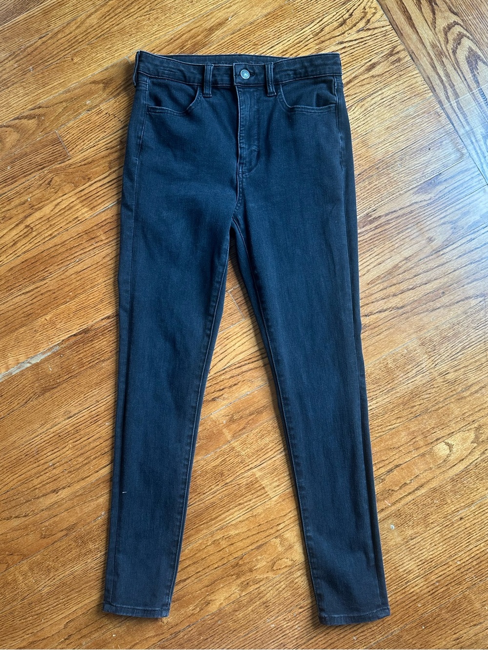 AE black skinny jeans